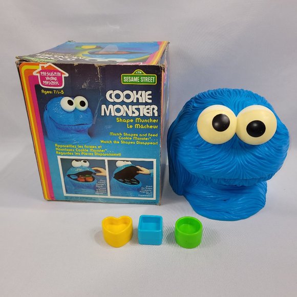 Sesame Street Toys Sesame Street Vintage 982 Cookie Monster Shape